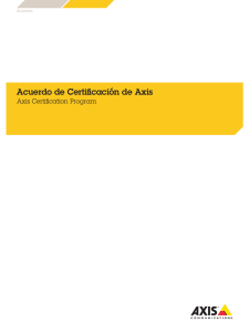 Acuerdo de Certificación de Axis