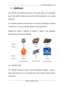 Minerales I - EducarChile