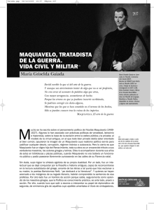 Maquiavelo, Tratadista de la guerra. Vida civil y militar