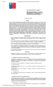 Modifica resolución N° 1.557, de 2014, que establece