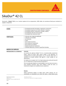 SikaDur 42 CL - Sika Mexicana