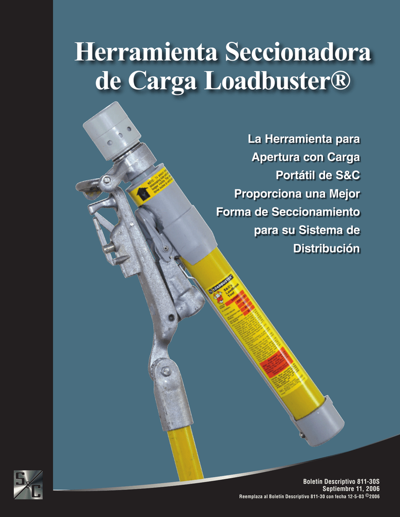Nuevo S&C 38 kv loadbreak desconecte loadbuster portátil 5400R3 Liniero Herramienta 