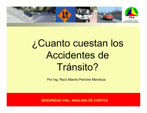 ¿Cuanto cuestan los Accidentes de Tránsito?