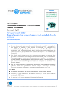 OECD Insights Sustainable Development: Linking Economy, Society