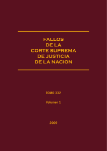 TOMO 332 Volumen 1 2009 - Jurisprudencia
