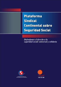 Plataforma Sindical Continental sobre Seguridad Social