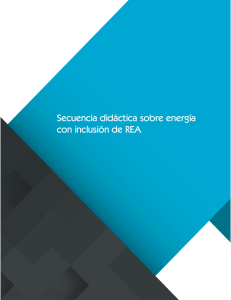 Secuencia didáctica sobre energía con inclusión de REA