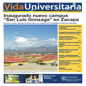 Inaugurado nuevo campus “San Luis Gonzaga” en Zacapa