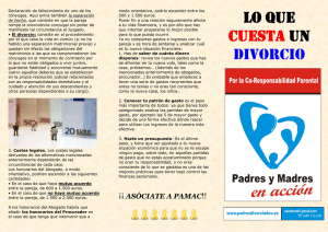Lo que cuesta un divorcio en España