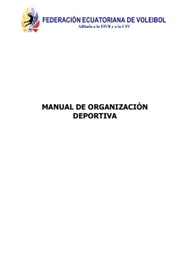 manual de organización deportiva
