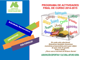 Programa - Colegio Arturo Soria