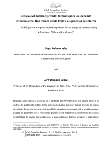 Justicia civil pública y privada: términos para un adecuado