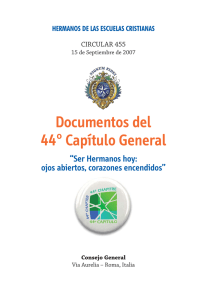 Documentos del 44° Capítulo General