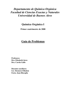 Guía de Problemas Departamento de Química Orgánica Facultad de