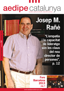 Josep M. Rañé - AEDIPE Catalunya