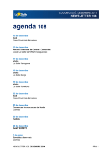 agenda 108 - La Salle Catalunya