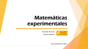 Matemáticas experimentales