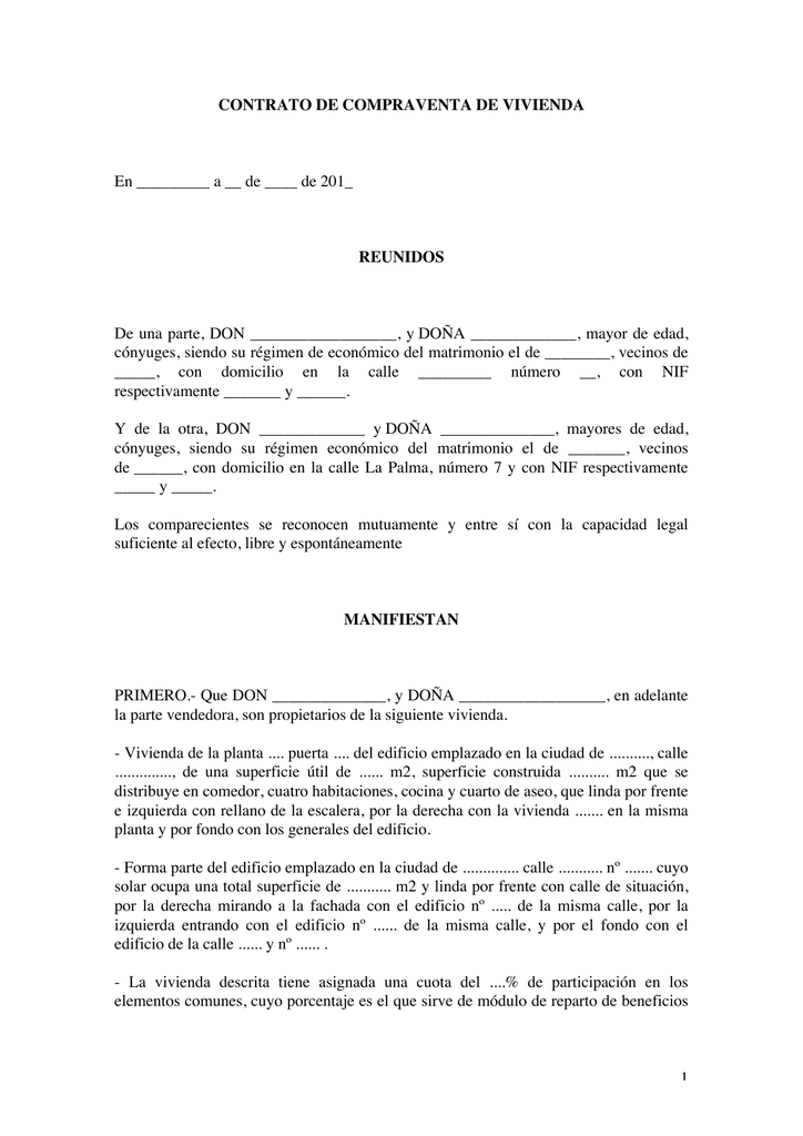 Contrato De Compraventa Modelo Contrato Contrato Privado De Compra Y Vrogue 4168