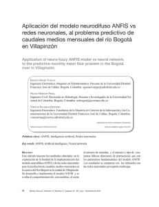 Aplicación del modelo neurodifuso ANFIS vs redes neuronales, al