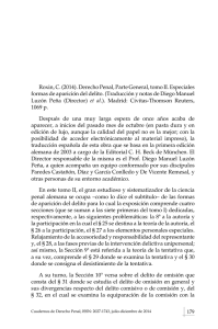 Roxin, C. (2014). Derecho Penal, Parte General, tomo II. Especiales