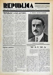 República, 16 (22 de agosto de 1931)