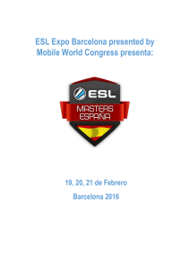 ESL Expo Barcelona presented by Mobile World Congress