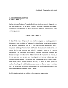 Comisión de Trabajo y Previsión Social