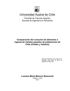 Chillán y Valdivia - Tesis Electrónicas UACh
