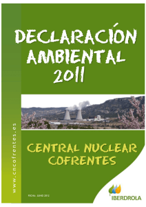 Informe medioambiental anual 2011 descargar PDF