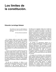08 - Los límites de la constitución