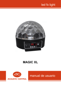 MAGIC XL - Manual de usuario.cdr