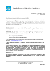 Registro N° 094 - Correo Uruguayo