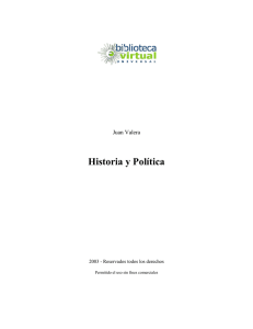 Historia y Política - Biblioteca Virtual Universal