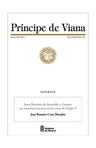 Juan Bautista de Iturralde y Gamio: un asentista navarro en la corte
