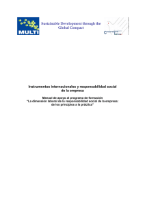 Instrumentos internacionales y responsabilidad social de la