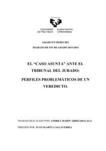 el “caso asunta” ante el tribunal del jurado