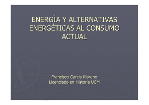 Energía y alternativas energéticas