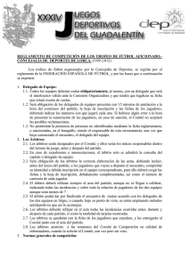 Ficha - Concejalía de Deportes del Excmo. Ayuntamiento de Lorca