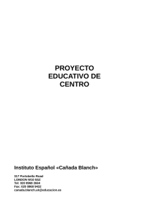 Cañada Blanch - Ministerio de Educación, Cultura y Deporte