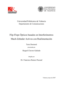 Flip-flops ópticos - RiuNet repositorio UPV