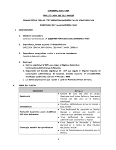 1 ministerio de defensa proceso cas n° 113 -2012