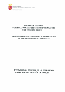 Consorcio para la Construcción y Financiación de Piscina Cubierta