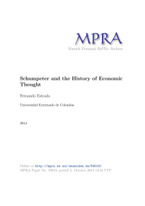 Schumpeter and the History of Economic Thought
