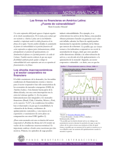 Notas Analíticas: Las firmas no financieras en América Latina