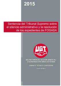 Sentencia del Tribunal Supremo sobre el silencio administrativo y la