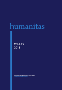 Vol. LXV 2013 - Universidade de Coimbra
