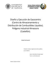 Diseño y Ejecución de Gasocentro (Centro de Almacenamiento y