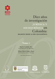 Diez años de investigación jurídica y sociojurídica en Colombia