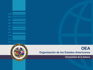 OEA Organización de los Estados Americanos