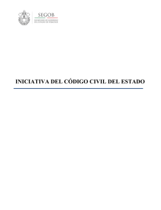 iniciativa del código civil del estado
